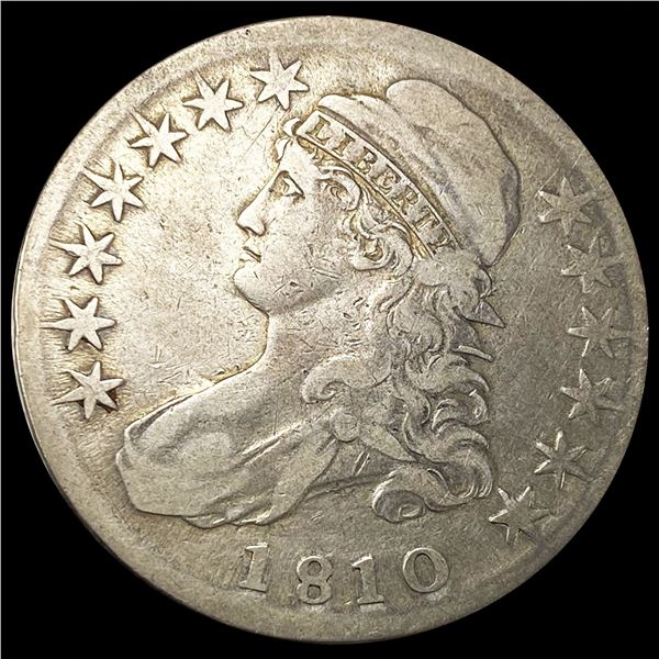 1810 Capped Bust Half Dollar NICELY CIRCULATED