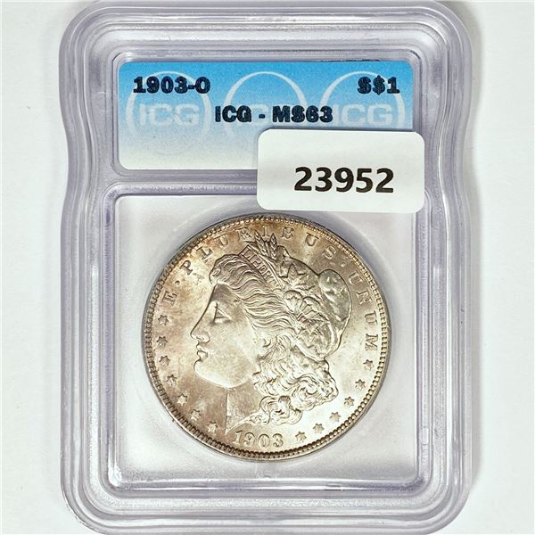 1903-O Morgan Silver Dollar ICG MS63