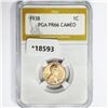 Image 1 : 1838 Wheat Cent PGA PR66 CAMEO