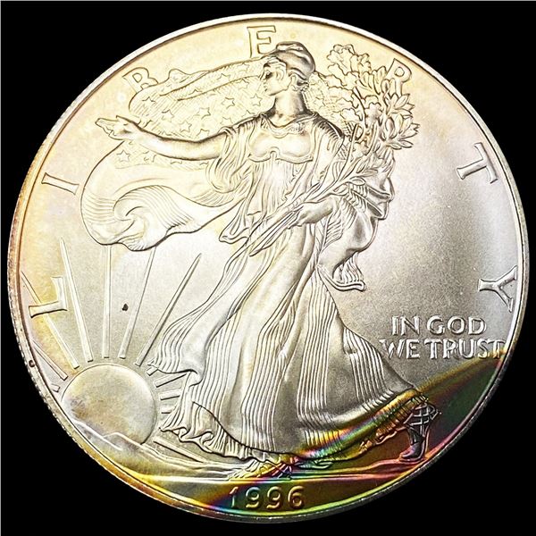 1996 American 1oz Silver Eagle SUPERB GEM BU