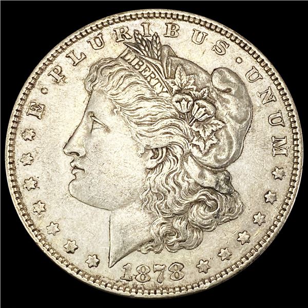 1878 8TF Morgan Silver Dollar CLOSELY UNCIRCULATED