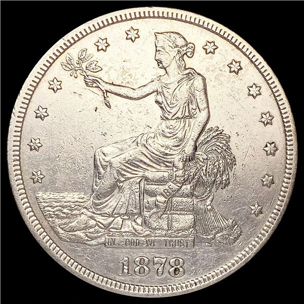 1878-S Silver Trade Dollar CLOSELY UNCIRCULATED