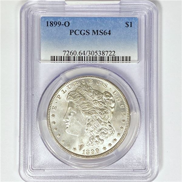 1899-O Morgan Silver Dollar PCGS MS64