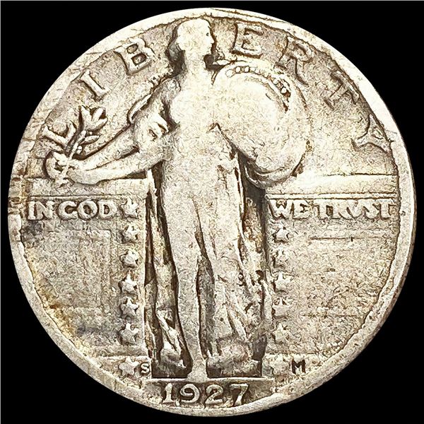 1927-S Standing Liberty Quarter NICELY CIRCULATED