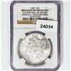 Image 1 : 1887 Morgan Silver Dollar NGC BU