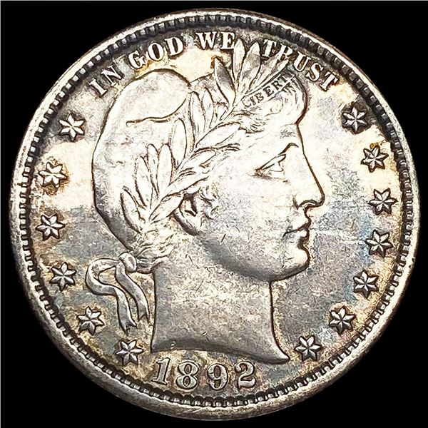 1892 Barber Quarter CLOSELY UNCIRCULATED