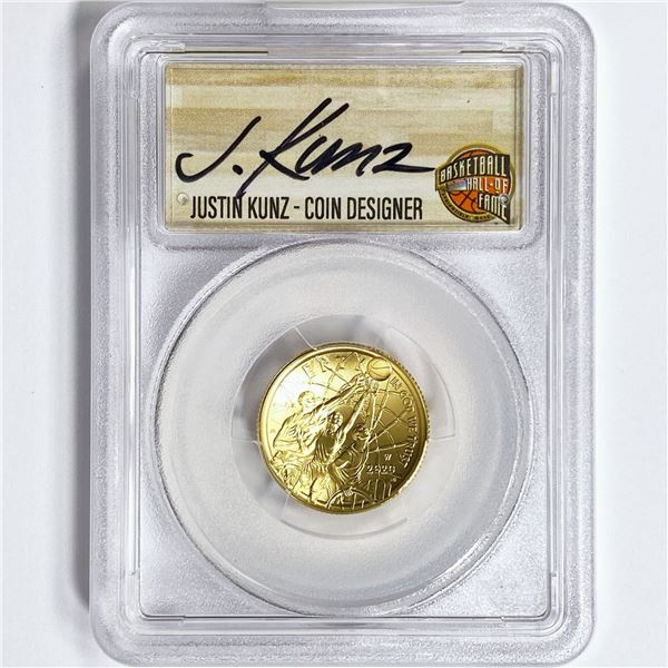 2020-W $5 1/4oz Gold Kunz Signed PCGS PR70 DCAM