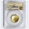 Image 1 : 2020-W $5 1/4oz Gold Kunz Signed PCGS PR70 DCAM
