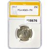 Image 1 : 1917 Standing Liberty Quarter PGA MS65+ FH