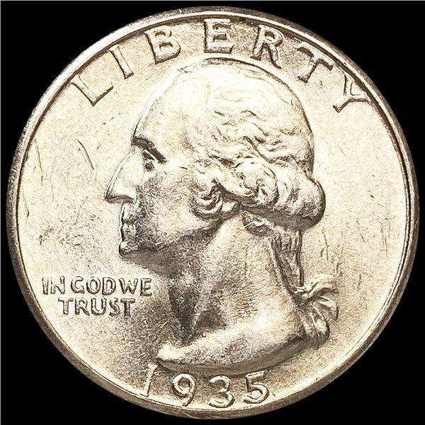 1935-S Washington Silver Quarter UNCIRCULATED