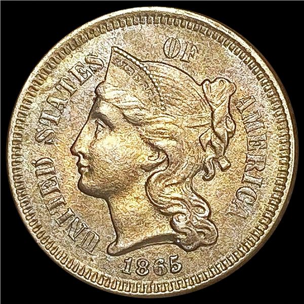 1865 Nickel Three Cent UNCIRCULATED