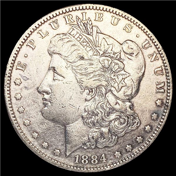 1884-S Morgan Silver Dollar NEARLY UNCIRCULATED