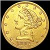 Image 1 : 1892 $5 Gold Half Eagle CLOSELY UNCIRCULATED