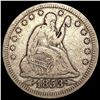 Image 1 : 1853 Arws & Rays Seated Liberty Quarter NICELY CIR