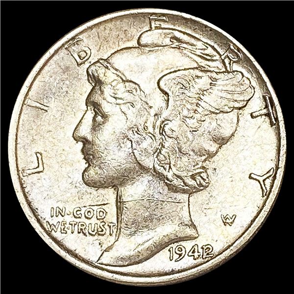 1942/41 Mercury Dime CLOSELY UNCIRCULATED