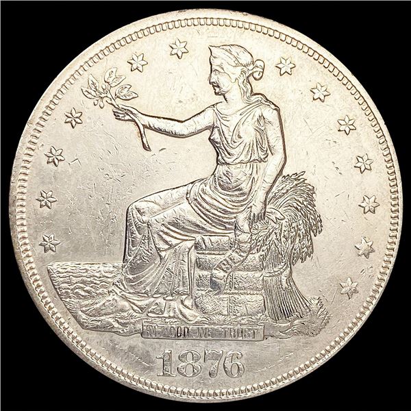 1876-S Silver Trade Dollar CLOSELY UNCIRCULATED