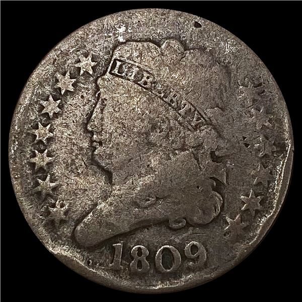 1809 Classic Head Half Cent NICELY CIRCULATED