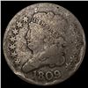 Image 1 : 1809 Classic Head Half Cent NICELY CIRCULATED