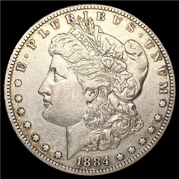 1884-S Morgan Silver Dollar NEARLY UNCIRCULATED