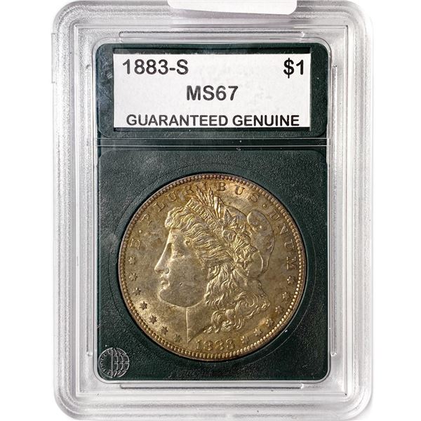 1883-S Morgan Silver Dollar GG MS67