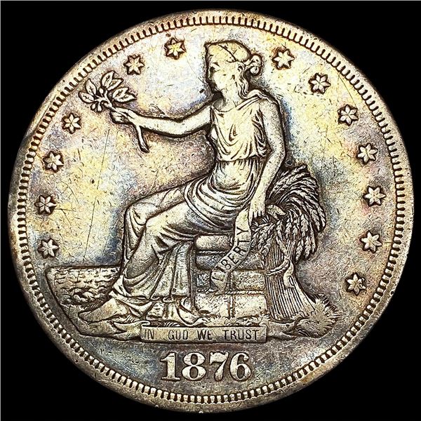 1876-S Silver Trade Dollar LIGHTLY CIRCULATED