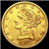 Image 1 : 1902-S $5 Gold Half Eagle CLOSELY UNCIRCULATED