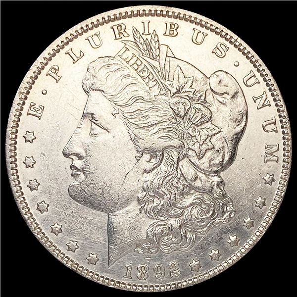 1892 Morgan Silver Dollar CLOSELY UNCIRCULATED