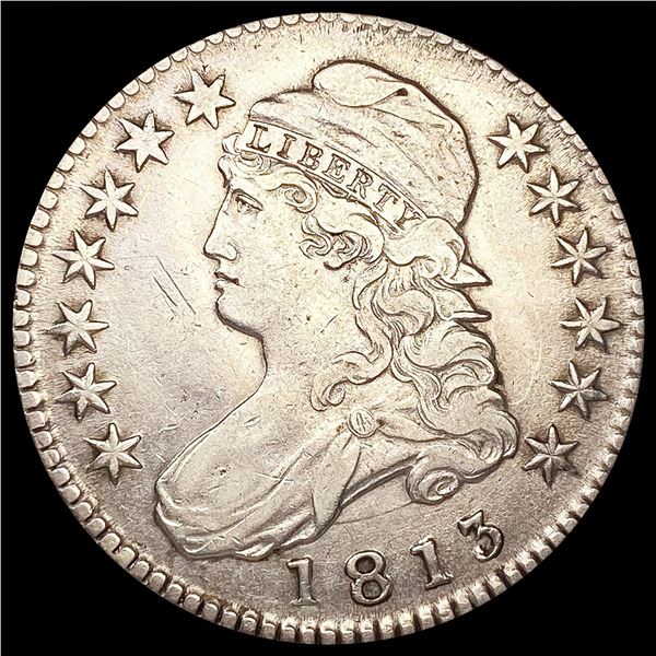 1813 Capped Bust Half Dollar LIGHTLY CIRCULATED