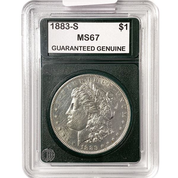 1883-S Morgan Silver Dollar GG MS67