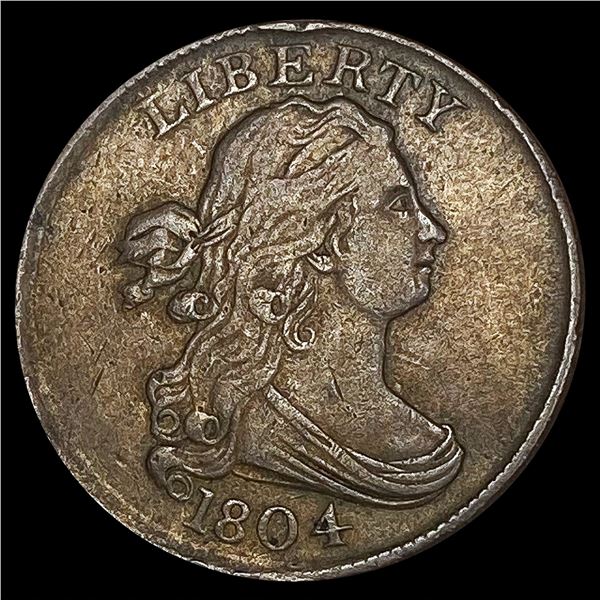 1804 Draped Bust Half Cent LIGHTLY CIRCULATED