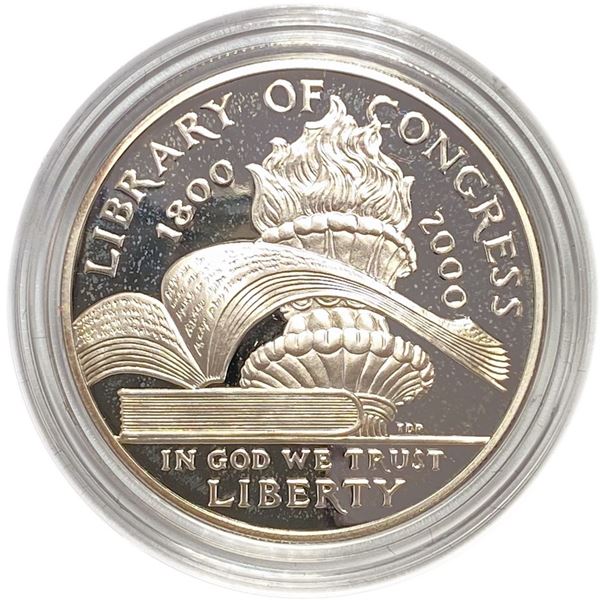 2000 Congress Commem Proof Silver Dollar