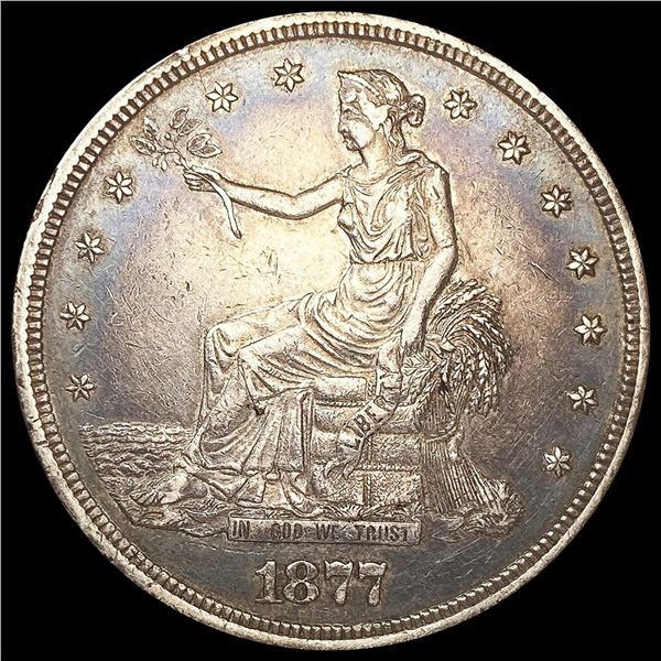 1877-S Silver Trade Dollar NEARLY UNCIRCULATED