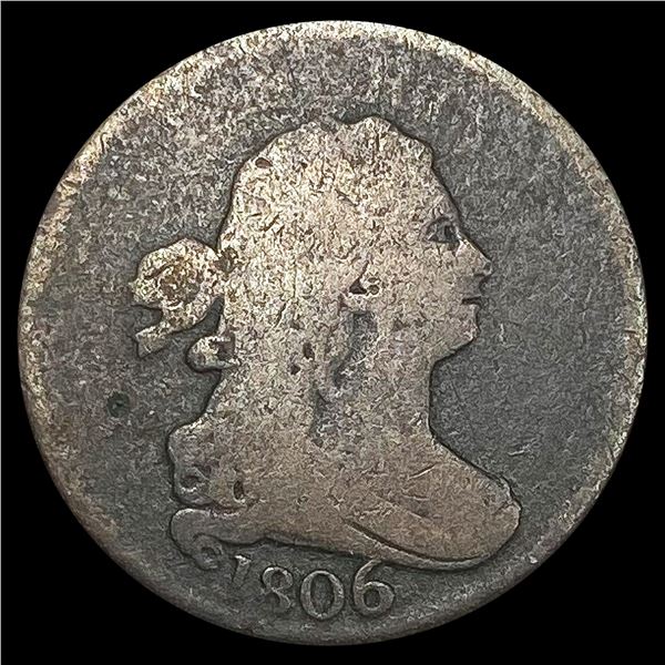 1806 Draped Bust Half Cent NICELY CIRCULATED