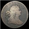 Image 1 : 1806 Draped Bust Half Cent NICELY CIRCULATED