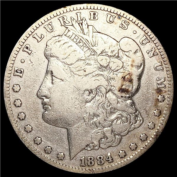 1884-S Morgan Silver Dollar LIGHTLY CIRCULATED