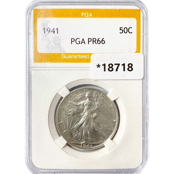 1941 Walking Liberty Half Dollar PGA PR66