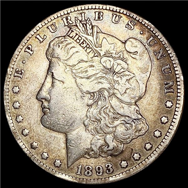 1893-CC Morgan Silver Dollar LIGHTLY CIRCULATED