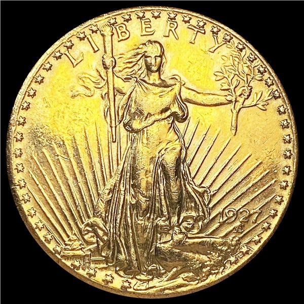 1927 $20 Gold Double Eagle CLOSELY UNCIRCULATED