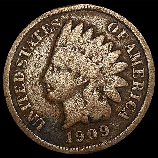 1909-S Indian Head Cent NICELY CIRCULATED