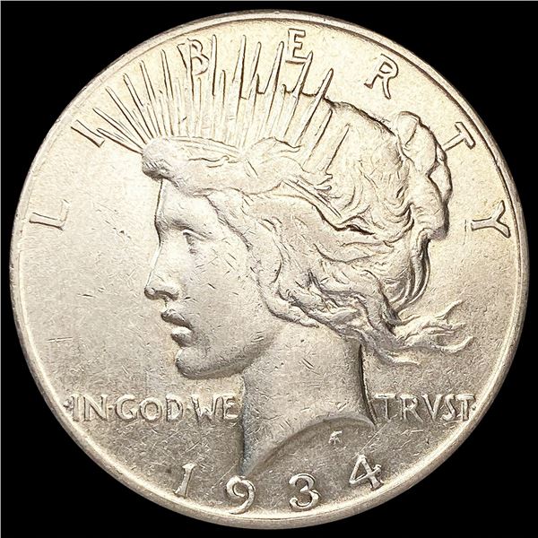 1934-S Silver Peace Dollar CLOSELY UNCIRCULATED