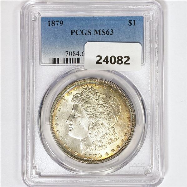 1879 Morgan Silver Dollar PCGS MS63