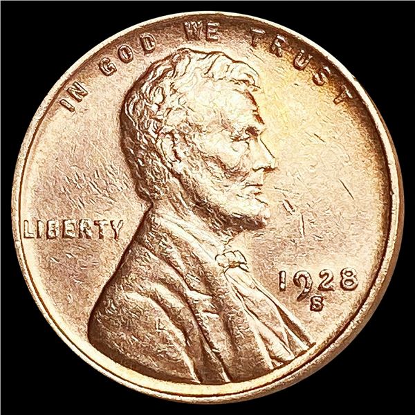 1928-S Wheat Cent NICELY CIRCULATED