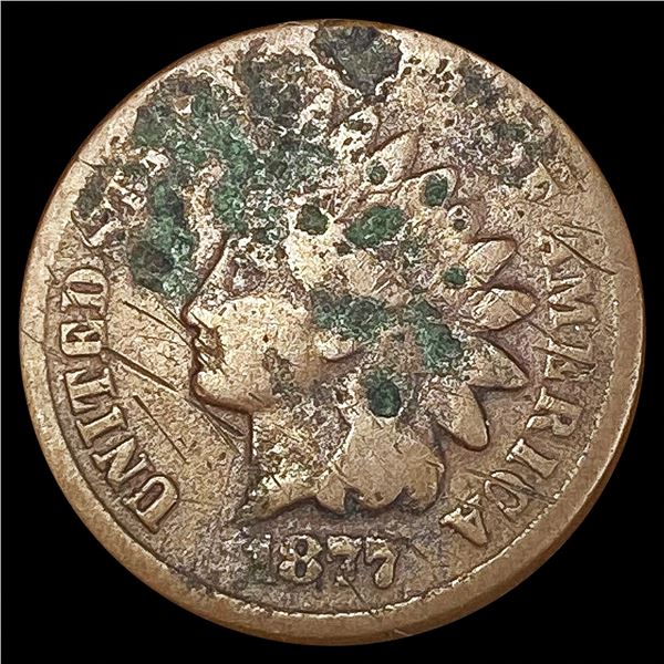 1877 Indian Head Cent NICELY CIRCULATED