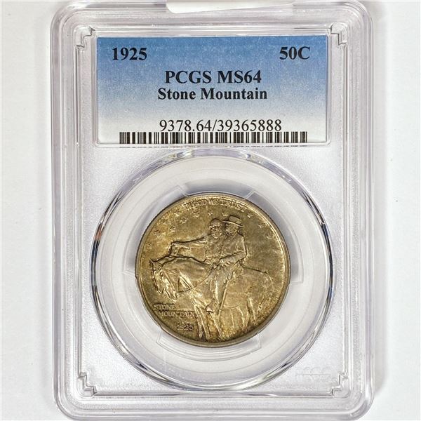 1925 Stone Mountain Half Dollar PCGS MS64