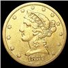 Image 1 : 1882 $5 Gold Half Eagle CLOSELY UNCIRCULATED