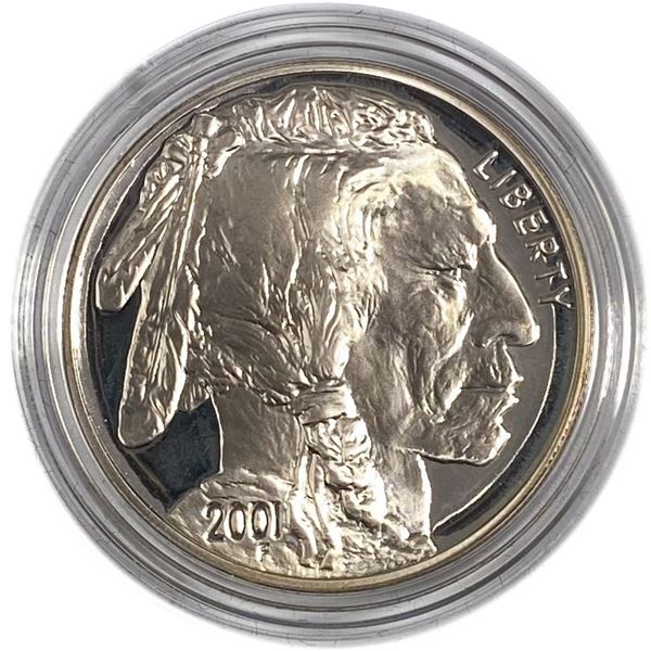 2001 Buffalo Commem Proof Silver Dollar