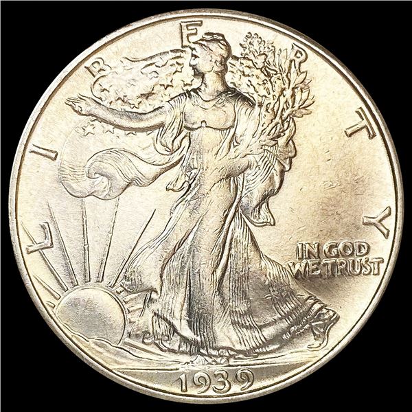 1939-S Walking Liberty Half Dollar CLOSELY UNCIRCU