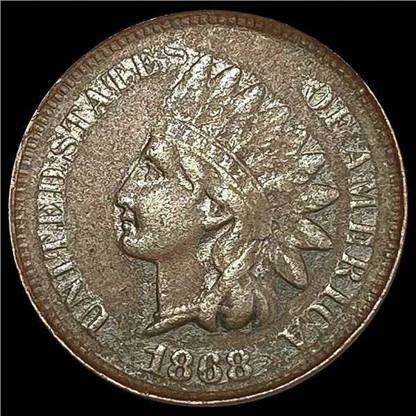 1868 Indian Head Cent LIGHTLY CIRCULATED