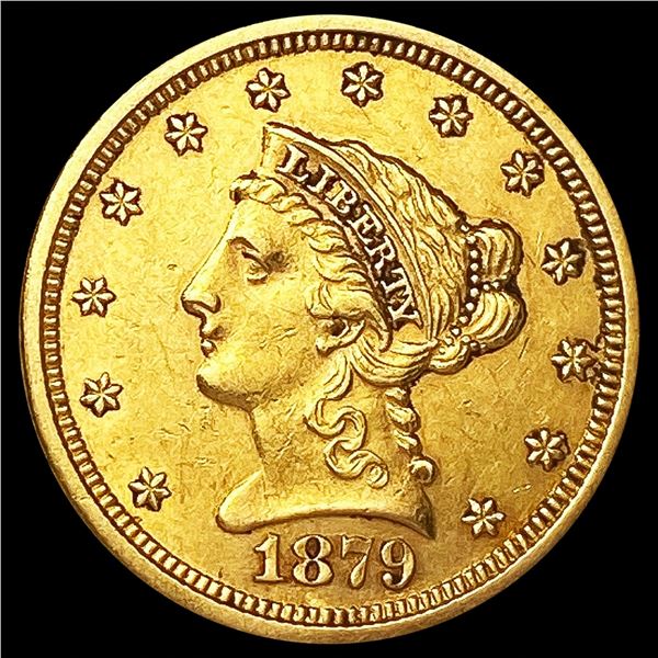 1879 $2.50 Gold Quarter Eagle CLOSELY UNCIRCULATED