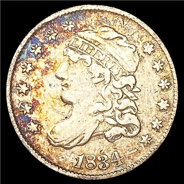 1834 Capped Bust Half Dime LIGHTLY CIRCULATED